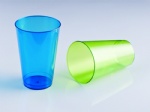 colorful plastic cup
